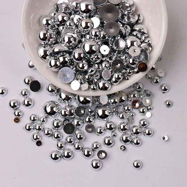 Mixed Color Half Round Pearl sliver